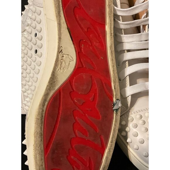 Spike High Top White Sneakers Replicas sz. 43 (EU)  10 (US) - Picture 7 of 9